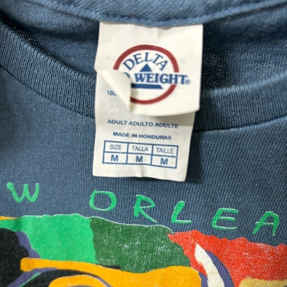 We Be Jazzin Delta Brand T shirt size Medium Jazz vintage New Orleans - Picture 3 of 4